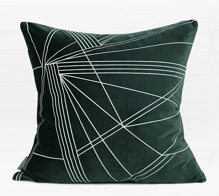 Dark green clearance couch pillows