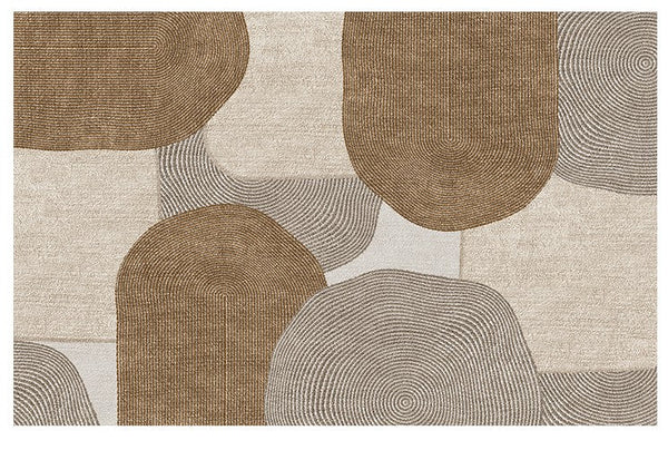 Abstract Area Rugs for Living Room, Modern Rugs for Interior Design, Contemporary Abstract Rugs for Dining Room-HomePaintingDecor