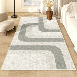 Modern Runner Rugs for Entryway, Kitchen Runner Rugs, Geometric Hallway Runner Rugs, Bathroom Runner Rugs, Contemporary Runner Rugs Next to Bed-HomePaintingDecor