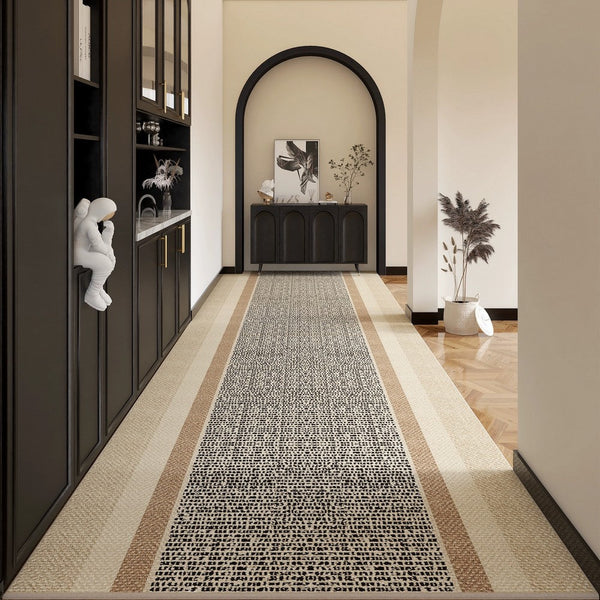 Extra Long Hallway Runners, Contepmorary Runner Rugs, Non Slip Modern Long Hallway Runners, Long Narrow Runner Rugs, Modern Entryway Runner Rug Ideas-HomePaintingDecor