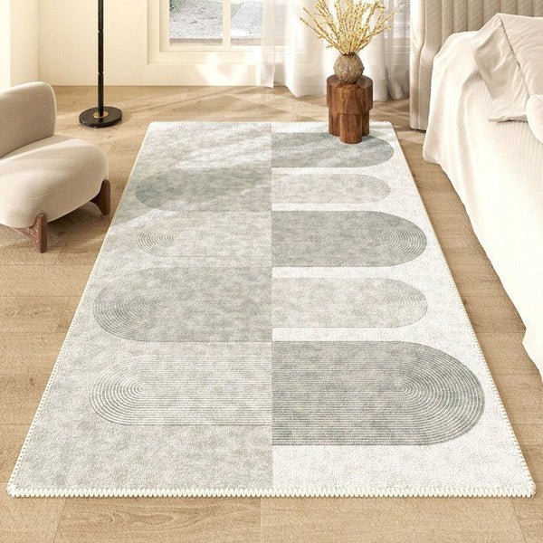 Geometric Modern Rugs for Living Room, Contemporary Abstract Rugs under Dining Room Table, Simple Modern Rugs, Large Modern Rugs for Bedroom-HomePaintingDecor