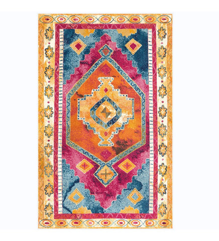 Morocco Area Rugs for Living Room, Traditional Colorful Persian Rugs, Persain Rugs for Bedroom, Vintage Area Rugs for Dining Room-HomePaintingDecor