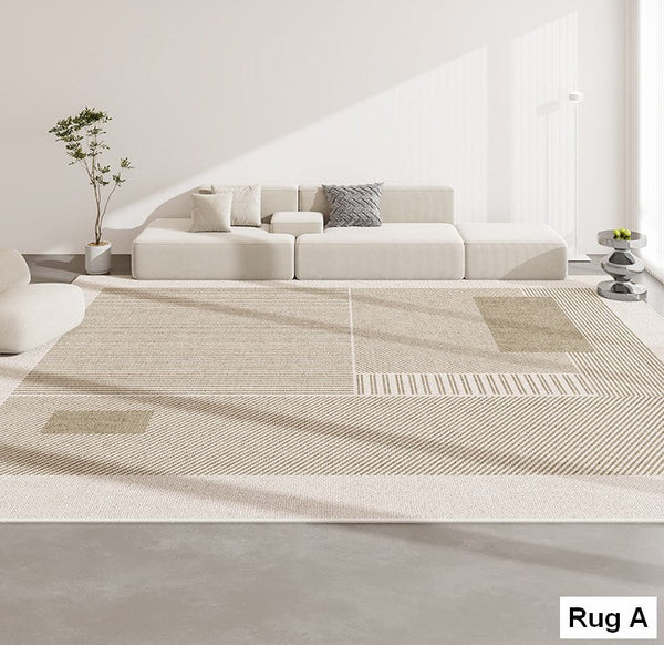 Unique Modern Rugs for Living Room, Contemporary Modern Rugs for Dining Room, Extra Large Modern Rugs for Bedroom-HomePaintingDecor