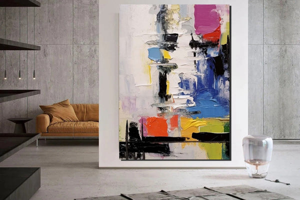 Wall Art Paintings, Simple Modern Art, Buy Paintings Online, Simple Abstract Painting, Large Paintings for Bedroom-HomePaintingDecor