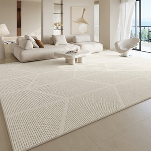 Large Geometric Floor Carpets, Abstract Modern Area Rugs under Dining Room Table, Modern Living Room Area Rugs, Bedroom Modern Rugs-HomePaintingDecor