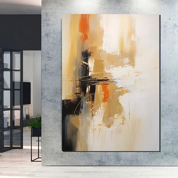 Dining Room Wall Art Paintings, Simple Modern Art, Wall Art Paintings, Buy Paintings Online, Simple Abstract Painting, Large Paintings for Bedroom-HomePaintingDecor