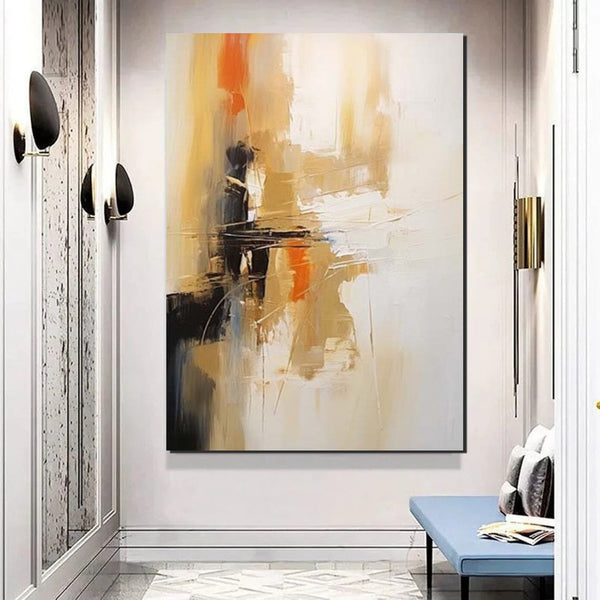 Dining Room Wall Art Paintings, Simple Modern Art, Wall Art Paintings, Buy Paintings Online, Simple Abstract Painting, Large Paintings for Bedroom-HomePaintingDecor