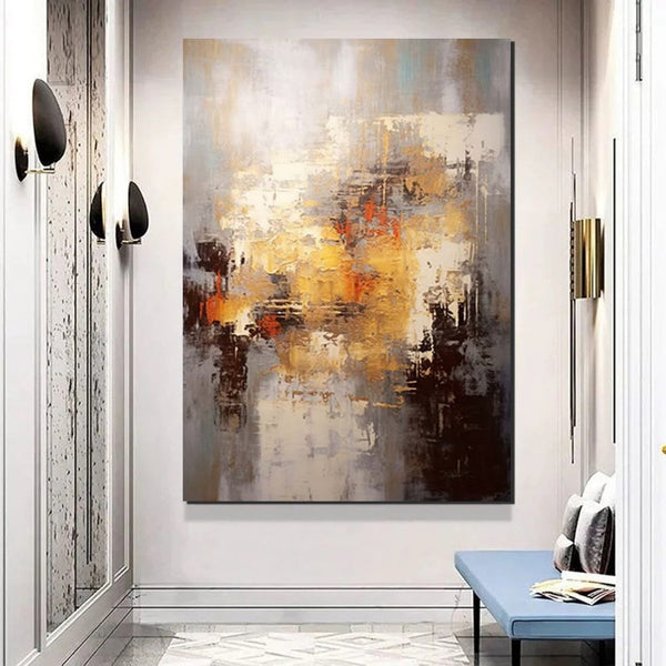 Simple Modern Art, Wall Art Paintings, Buy Paintings Online, Simple Abstract Painting, Large Paintings for Bedroom, Bedroom Wall Art Paintings-HomePaintingDecor