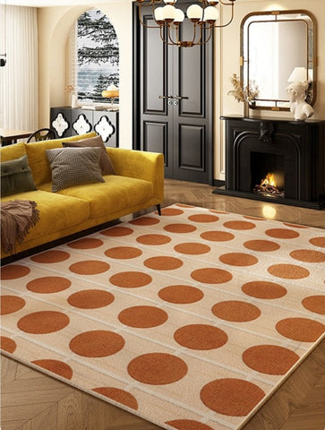 Geometric Contemporary Rugs for Dining Room, Bedroom Floor Rugs, Mid Century Modern Rug for Living Room, Modern Rugs for Living Room-HomePaintingDecor