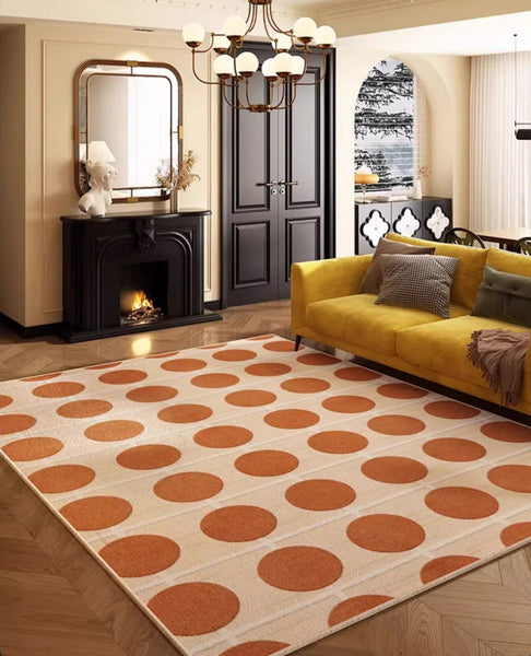 Geometric Contemporary Rugs for Dining Room, Bedroom Floor Rugs, Mid Century Modern Rug for Living Room, Modern Rugs for Living Room-HomePaintingDecor