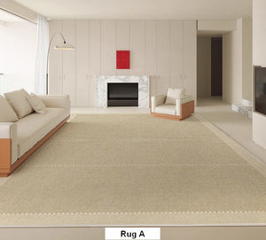 Large Modern Rugs in Living Room, Rectangular Modern Rugs under Sofa, Soft Contemporary Rugs for Bedroom, Dining Room Floor Carpets, Modern Rugs for Office-HomePaintingDecor