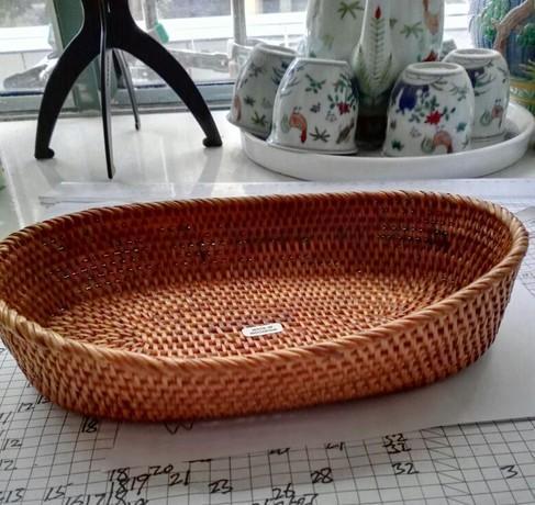 Indonesia Woven Storage Basket, Small Rattan Storage Basket, Kitchen Storage Basket, Storagey Basket for Pantry-HomePaintingDecor