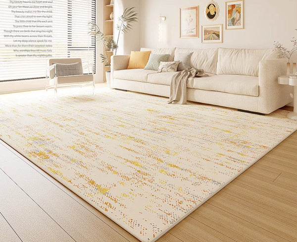 Washable Kitchen Area Rugs, Contemporary Rugs for Living Room, Large Modern Rugs for Dining Room, Modern Rugs Next to Bed-HomePaintingDecor