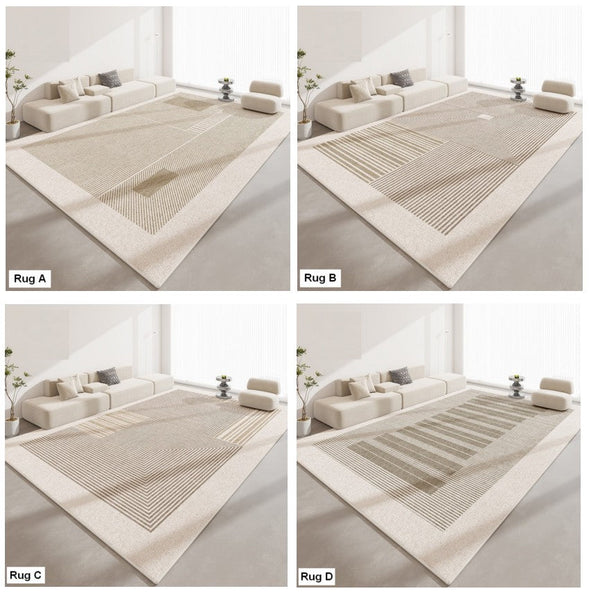 Unique Modern Rugs for Living Room, Contemporary Modern Rugs for Dining Room, Extra Large Modern Rugs for Bedroom-HomePaintingDecor