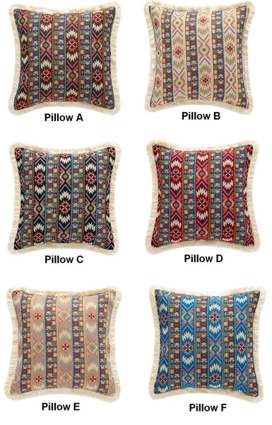 Bohemian Decorative Sofa Pillows for Living Room, Oriental Throw Pillow for Couch, Modern Geometric Decorative Throw Pillows for Bedroom-HomePaintingDecor