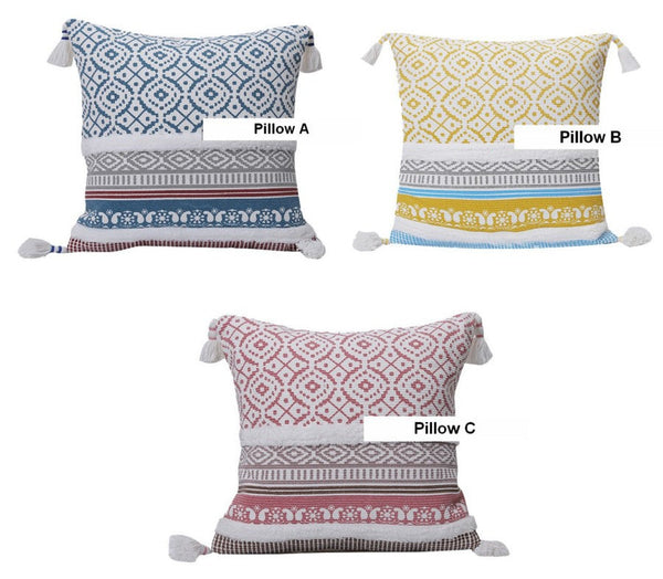 Contemporary Decorative Pillow Covers, Modern Decorative Pillow for Interior Design, Geometric Modern Sofa Pillows for Bedroom, Modern Square Pillows for Couch-HomePaintingDecor