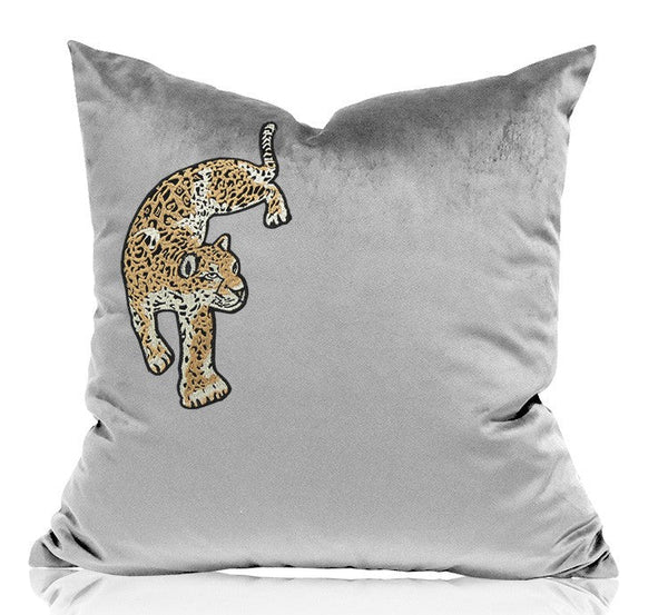 Cheetah Decorative Throw Pillows, Decorative Pillows for Living Room, Modern Sofa Pillows, Contemporary Throw Pillows-HomePaintingDecor