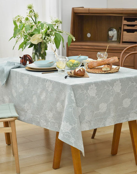 Large Rectangle Tablecloth for Dining Room Table, Country Farmhouse Tablecloth, Square Tablecloth for Round Table, Rustic Table Covers for Kitchen-HomePaintingDecor