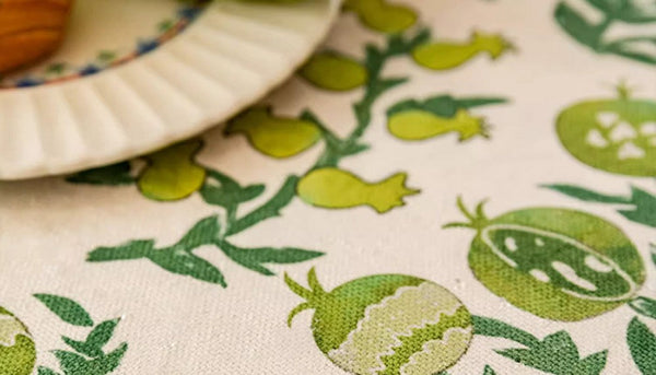 Large Modern Rectangle Tablecloth for Dining Table, Canterbury Bell and Pomegranate Table Covers for Round Table, Farmhouse Table Cloth for Oval Table-HomePaintingDecor