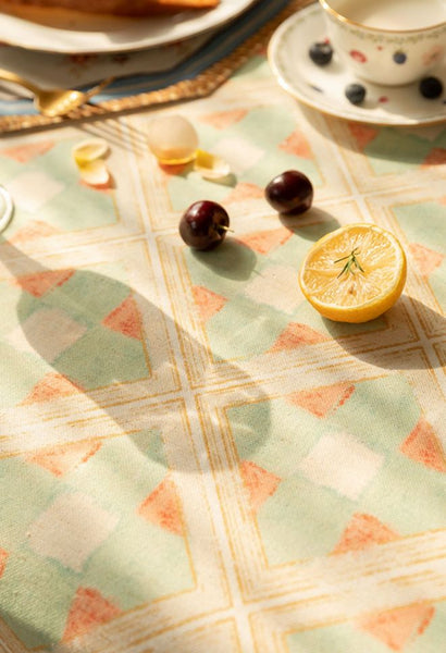 Long Rectangle Tablecloth for Dining Room Table, British Mid Century Fiberflax Tablecloth, Square Tablecloth for Coffee Table, Farmhouse Table Cloth, Wedding Tablecloth, Waterproof Tablecloth-HomePaintingDecor