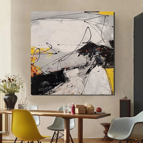 Extra Large Abstract Paintings on Canvas, Hand Painted Abstract Painting, Bedroom Wall Art Ideas, Simple Painting Ideas for Bedroom-HomePaintingDecor