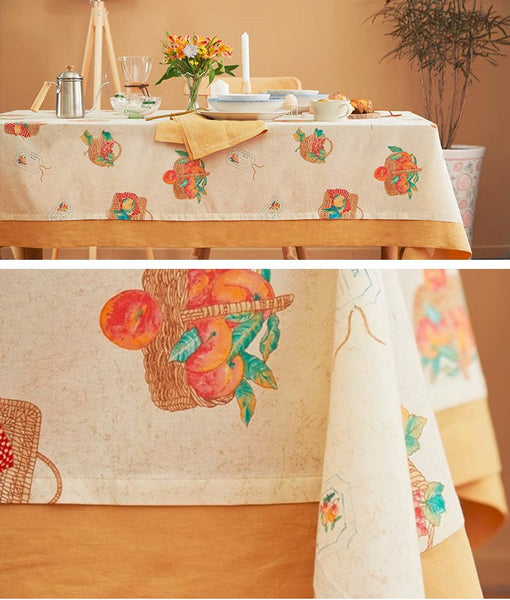 Extra Large Modern Table Cloths for Dining Room, Kitchen Rectangular Table Covers, Square Tablecloth for Round Table, Wedding Tablecloth, Farmhouse Cotton Table Cloth-HomePaintingDecor