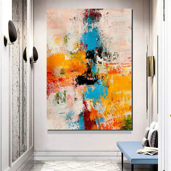 Hand Painted Wall Painting, Extra Large Paintings for Living Room, Modern Abstract Art for Bedroom, Abstract Acrylic Wall Painting, Simple Painting Ideas-HomePaintingDecor