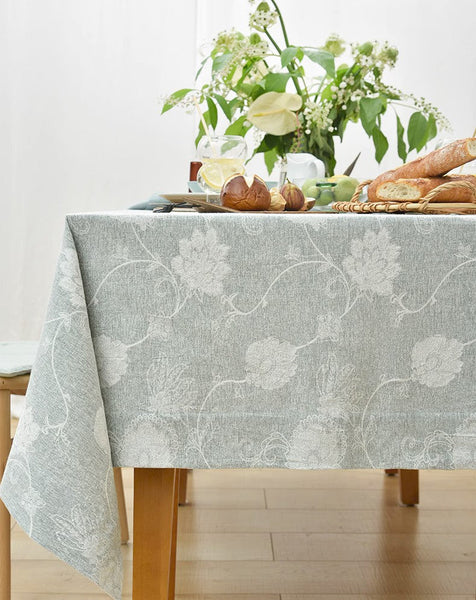 Large Rectangle Tablecloth for Dining Room Table, Country Farmhouse Tablecloth, Square Tablecloth for Round Table, Rustic Table Covers for Kitchen-HomePaintingDecor