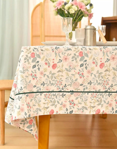 Country Farmhouse Tablecloth, Rustic Table Covers for Kitchen, Large Rectangle Tablecloth for Dining Room Table, Square Tablecloth for Round Table-HomePaintingDecor