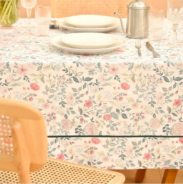 Country Farmhouse Tablecloth, Rustic Table Covers for Kitchen, Large Rectangle Tablecloth for Dining Room Table, Square Tablecloth for Round Table-HomePaintingDecor