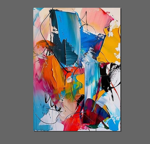 Acrylic Painting for Living Room, Hand Painted Acrylic Painting, Extra Large Wall Art Painting, Modern Contemporary Abstract Artwork, Buy Paintings Online-HomePaintingDecor