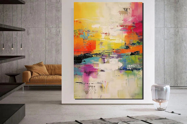 Hand Painted Acrylic Painting, Acrylic Painting for Living Room, Extra Large Wall Art Painting, Modern Contemporary Abstract Artwork, Buy Paintings Online-HomePaintingDecor