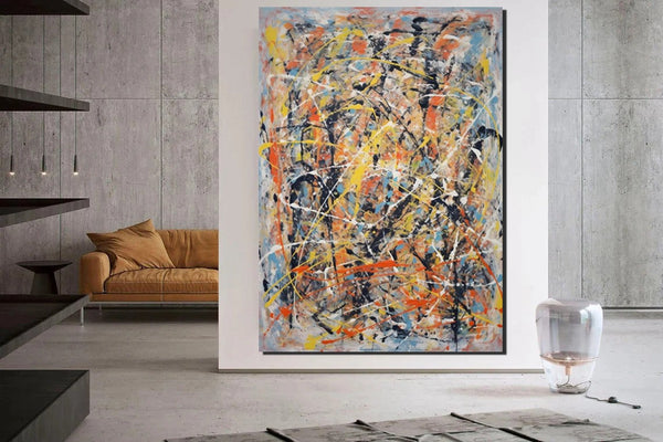 Extra Large Wall Art Painting, Modern Contemporary Abstract Artwork, Hand Painted Acrylic Painting, Acrylic Painting for Living Room, Buy Paintings Online-HomePaintingDecor