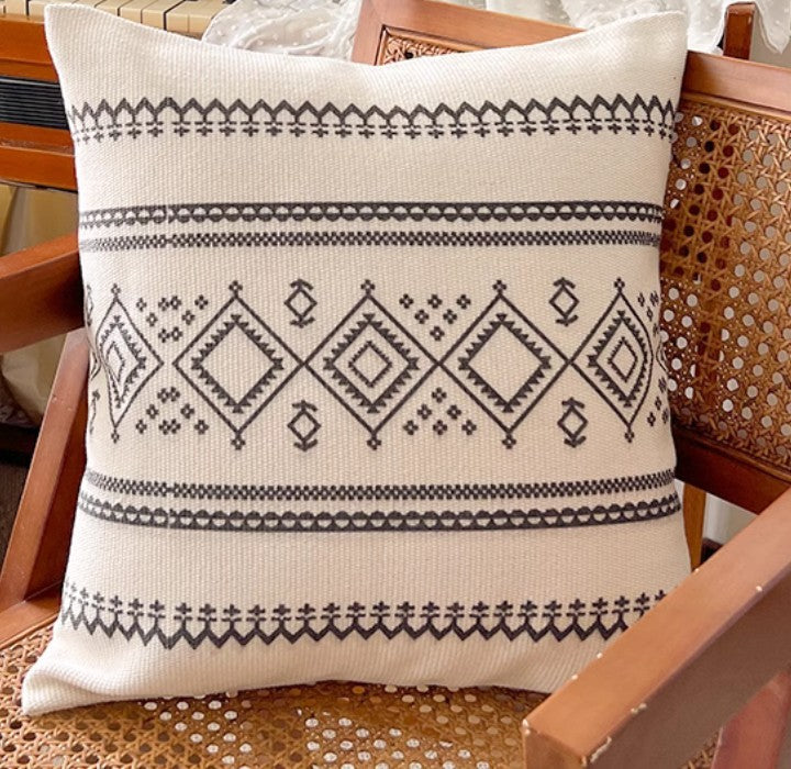 Bohemian Decorative Sofa Pillows, Decorative Throw Pillows for Dining Room, Geometric Modern Pillow Covers, Oriental Square Pillows for Couch-HomePaintingDecor