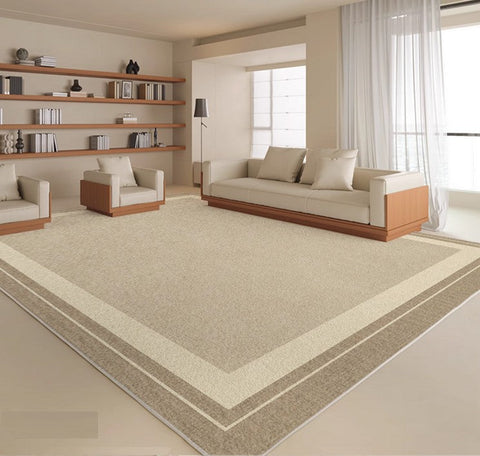 Living Room Modern Rugs, Bedroom Contemporary Soft Rugs, Rectangular Modern Rugs under Sofa, Modern Rugs for Office, Dining Room Floor Carpets-HomePaintingDecor