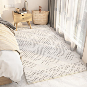 Entryway Modern Runner Rugs, Contemporary Modern Rugs for Living Room, Modern Runner Rugs for Hallway, Thick Modern Rugs Next to Bed-HomePaintingDecor