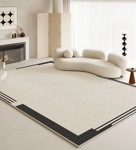 Bedroom Modern Floor Rugs, Large Area Rugs for Office, Modern Area Rug for Living Room, Contemporary Area Rugs under Sofa-HomePaintingDecor