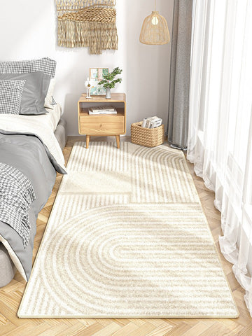 Thick Modern Runner Rugs Next to Bed, Contemporary Runner Rugs for Living Room, Bathroom Runner Rugs, Kitchen Runner Rugs, Hallway Runner Rugs-HomePaintingDecor