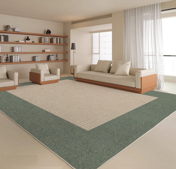 Large Modern Rugs in Living Room, Rectangular Modern Rugs under Sofa, Soft Contemporary Rugs for Bedroom, Dining Room Floor Carpets, Modern Rugs for Office-HomePaintingDecor