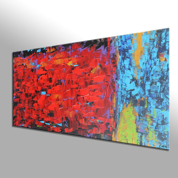 Custom Acrylic Art Painting, Large Canvas Art, Abstract Painting for Sale, Bedroom Canvas Art-HomePaintingDecor