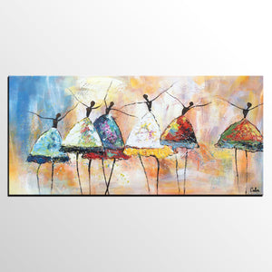 Acrylic Canvas Painting, Ballet Dancer Painting, Wall Art Paintings, Abstract Painting for Living Room, Custom Abstract Painting, Buy Art Online-HomePaintingDecor