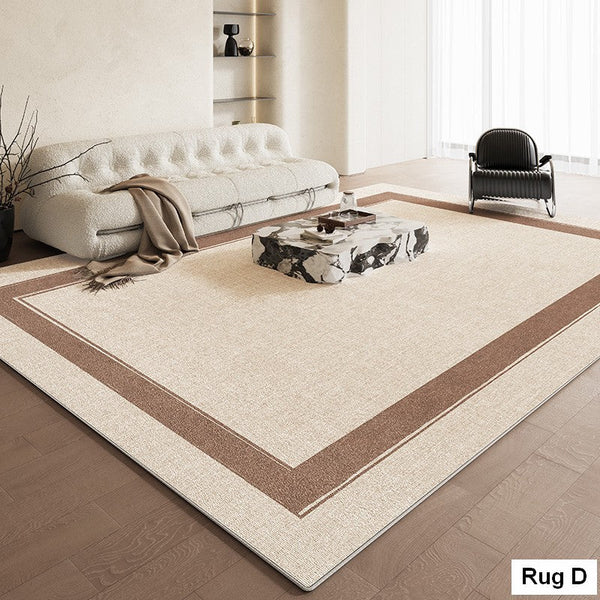 Simple Abstract Rugs for Living Room, Bedroom Floor Rugs, Contemporary Abstract Rugs for Dining Room, Modern Rug Ideas for Living Room-HomePaintingDecor