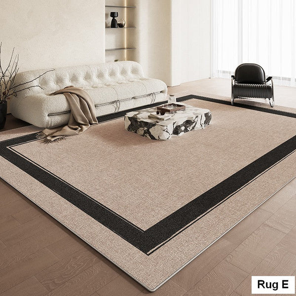 Simple Abstract Rugs for Living Room, Bedroom Floor Rugs, Contemporary Abstract Rugs for Dining Room, Modern Rug Ideas for Living Room-HomePaintingDecor