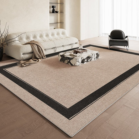 Contemporary Abstract Rugs for Dining Room, Simple Abstract Rugs for Living Room, Bedroom Floor Rugs, Modern Rug Ideas for Living Room-HomePaintingDecor