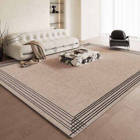 Living Room Modern Rug Ideas, Contemporary Abstract Rugs for Dining Room, Simple Abstract Rugs for Living Room, Bedroom Floor Rugs-HomePaintingDecor