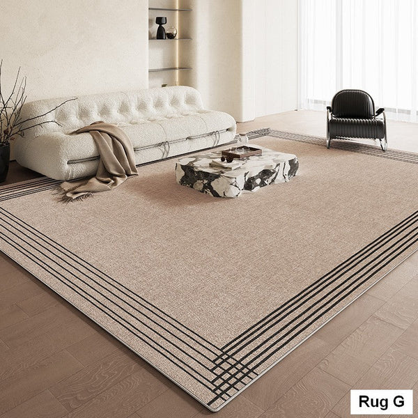 Modern Rug Ideas for Living Room, Contemporary Abstract Rugs for Dining Room, Simple Abstract Rugs for Living Room, Bedroom Floor Rugs-HomePaintingDecor