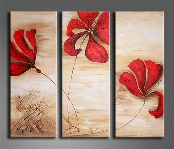 flower canvas painting