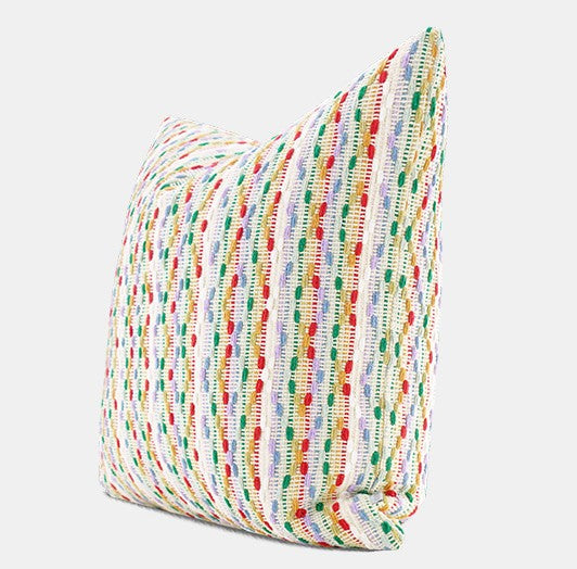 Multicolor Square Modern Throw Pillows for Couch, Colorful Contemporary Modern Sofa Pillows, Simple Decorative Throw Pillows, Large Throw Pillow for Interior Design-HomePaintingDecor