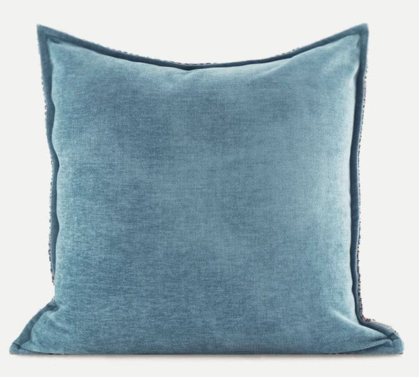 Modern Throw Pillows, Decorative Sofa Pillows, Blue, White, Gray Simpl