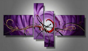 Large Wall Art Paintings, Abstract Lines Art, Large Canvas Painting, Abstract Painting for Bedroom, Hand Painted Art on Canvas-HomePaintingDecor